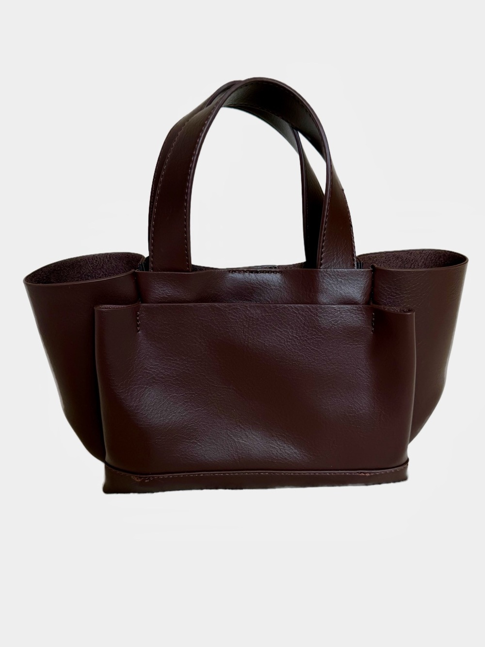 Anthropologie The Ella Mini Pocket Tote Bag in Brown